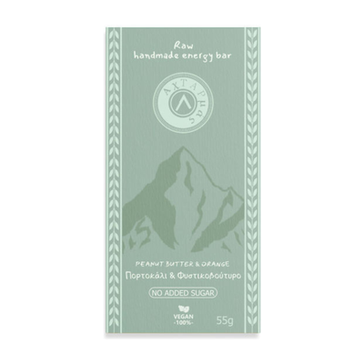 Μπάρα Ενέργειας Raw Αχταρμάς Φυστικοβούτυρο & Πορτοκάλι 55gr 