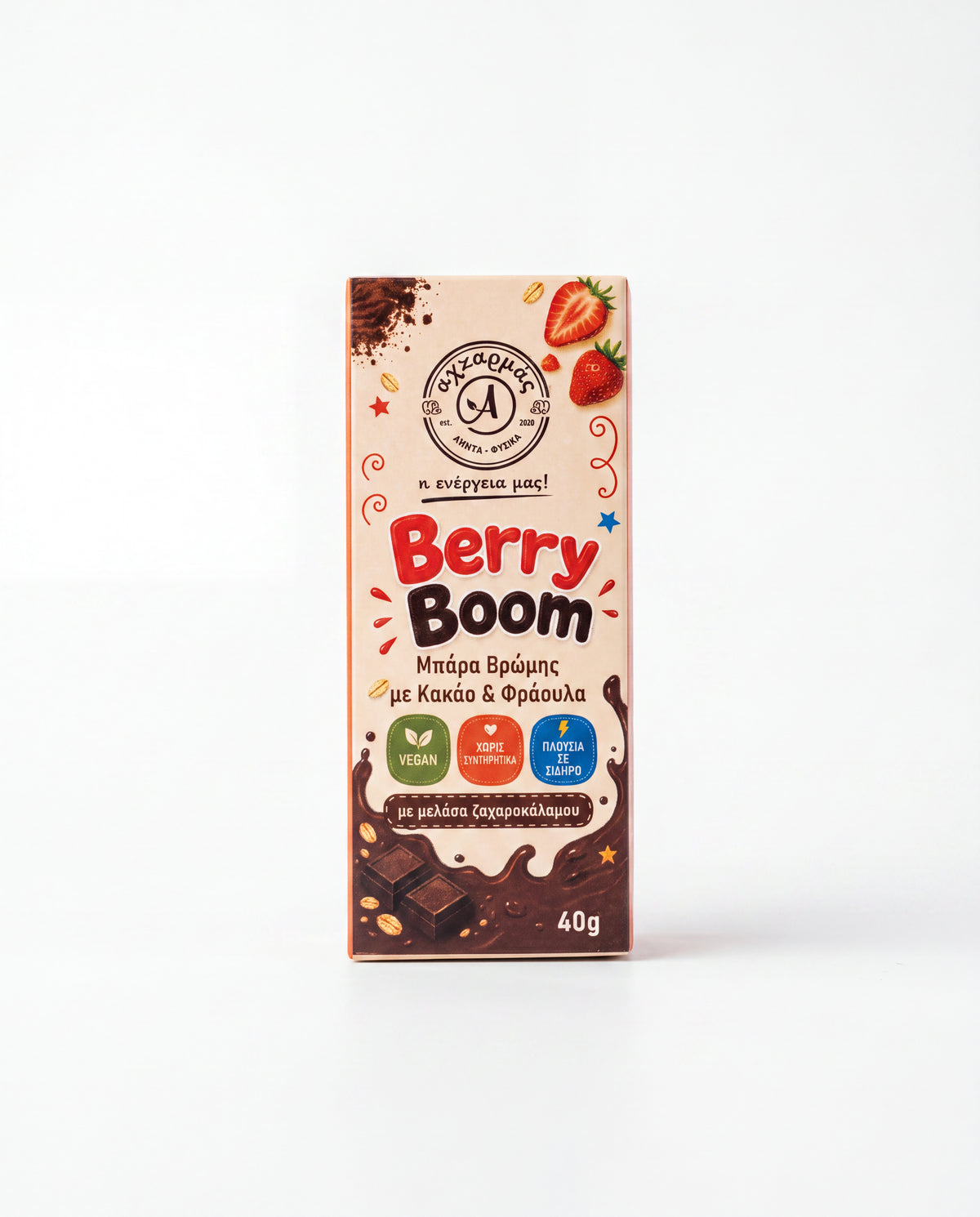 Μπάρα Αχταρμάς Berry Boom Kids 40gr