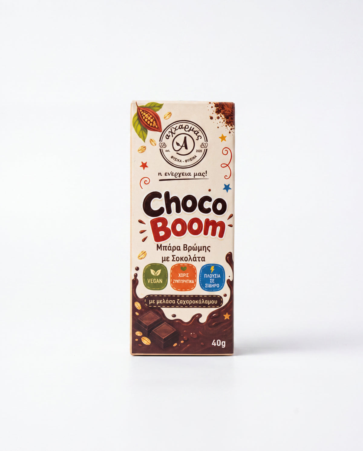 Μπάρα Αχταρμάς Choco Boom Kids 40gr