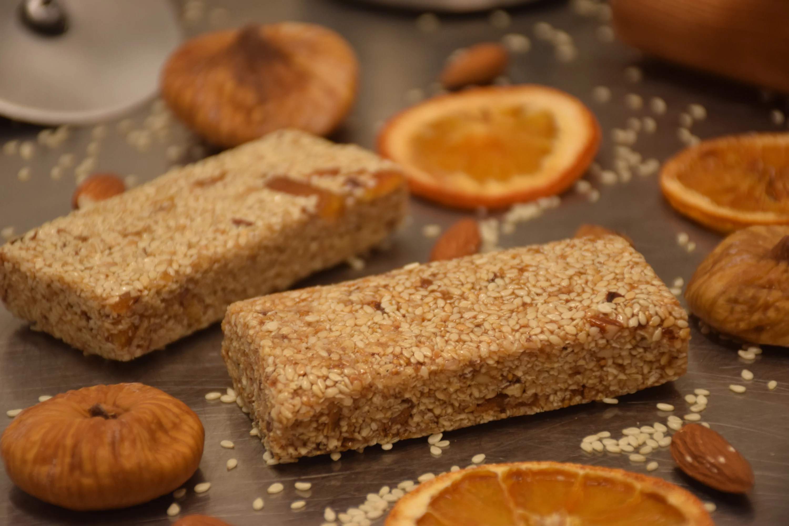 Sesame Energy Bars, Upackaged, Landscape