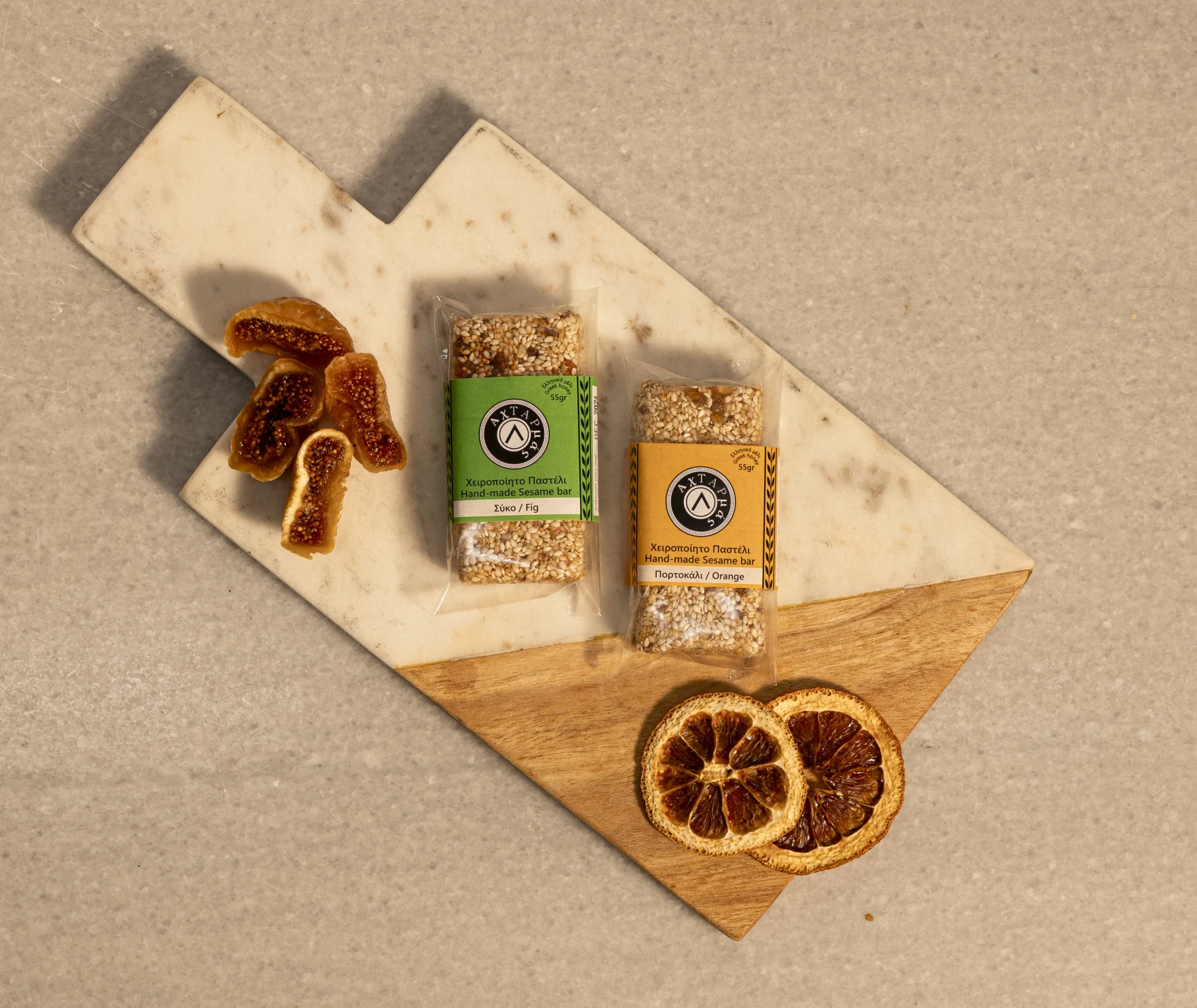 Sesame Energy Bars, Packaged, Landscape