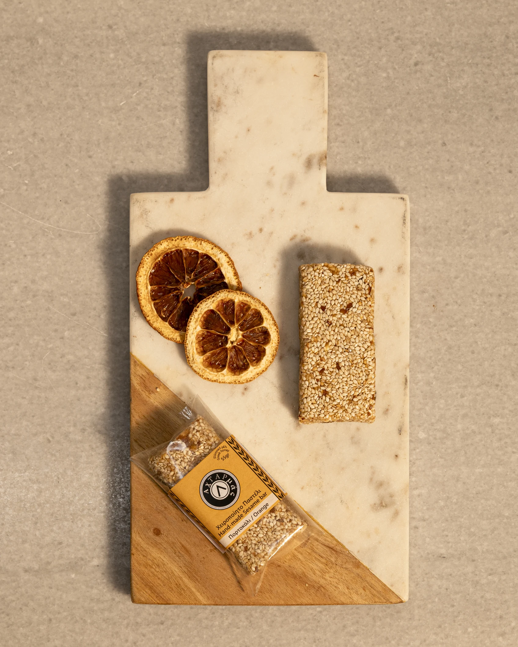 Sesame Energy Bars, Packaged, Portrait